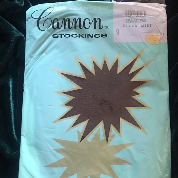 Cannon full fash textured nylon stockings Sz 9 - Picture 2 of 8